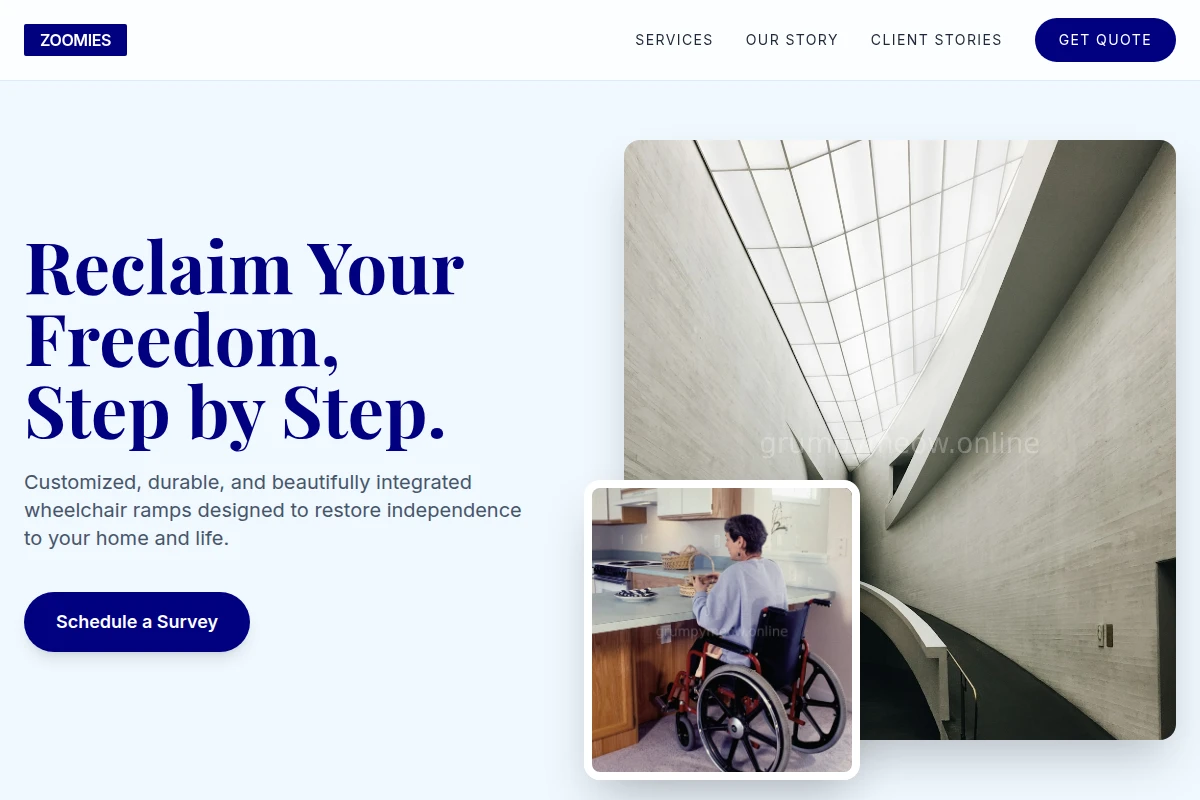 Zoomies Wheelchair Ramp