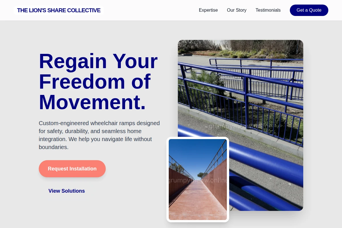Tail Wheelchair Ramp