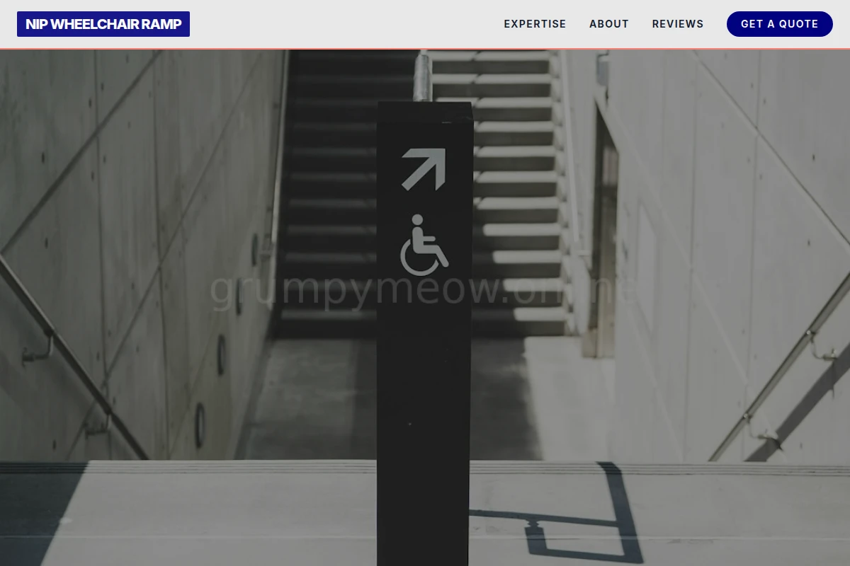 Nip Wheelchair Ramp