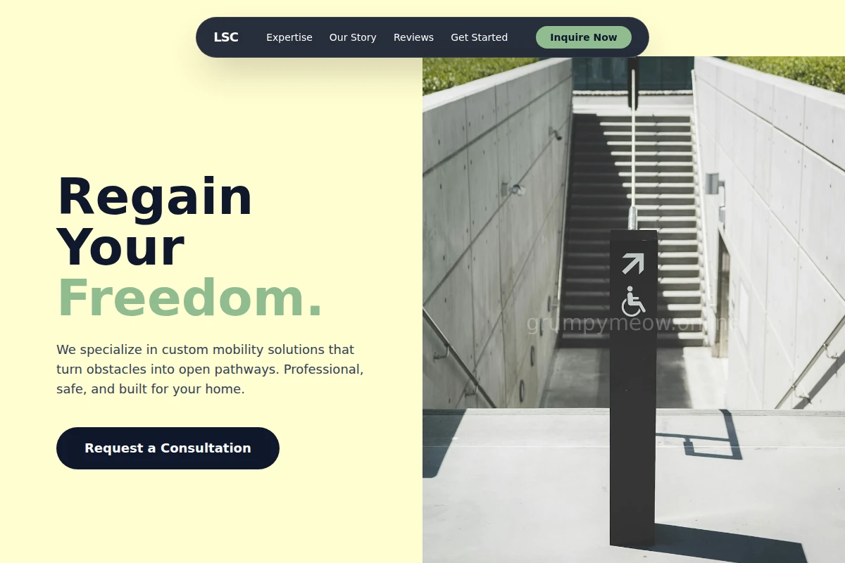 Stalk Wheelchair Ramp
